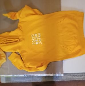 Gold Tokyo Japan Hoodie